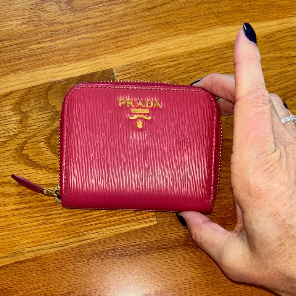 Prada Leather Card Wallet